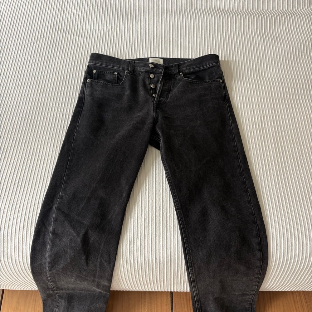 Aime Leon Dore Black Slim Straight Men's Jeans